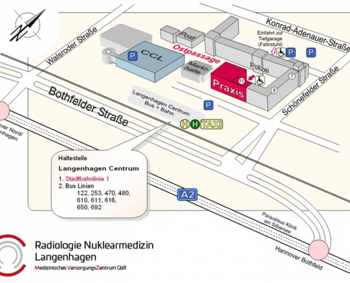 Hannover, Radiologie Nuklearmedizin, Plan Langenhagen