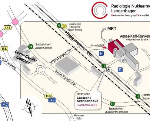 Hannover, Radiologie Nuklearmedizin, Plan Laatzen