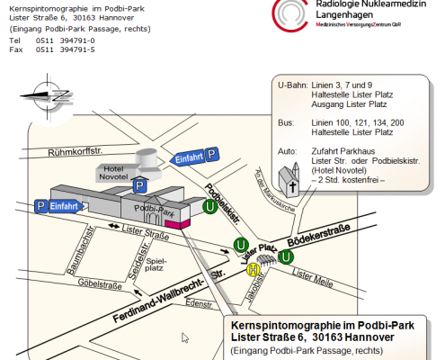 Hannover, Radiologie Nuklearmedizin, Plan List